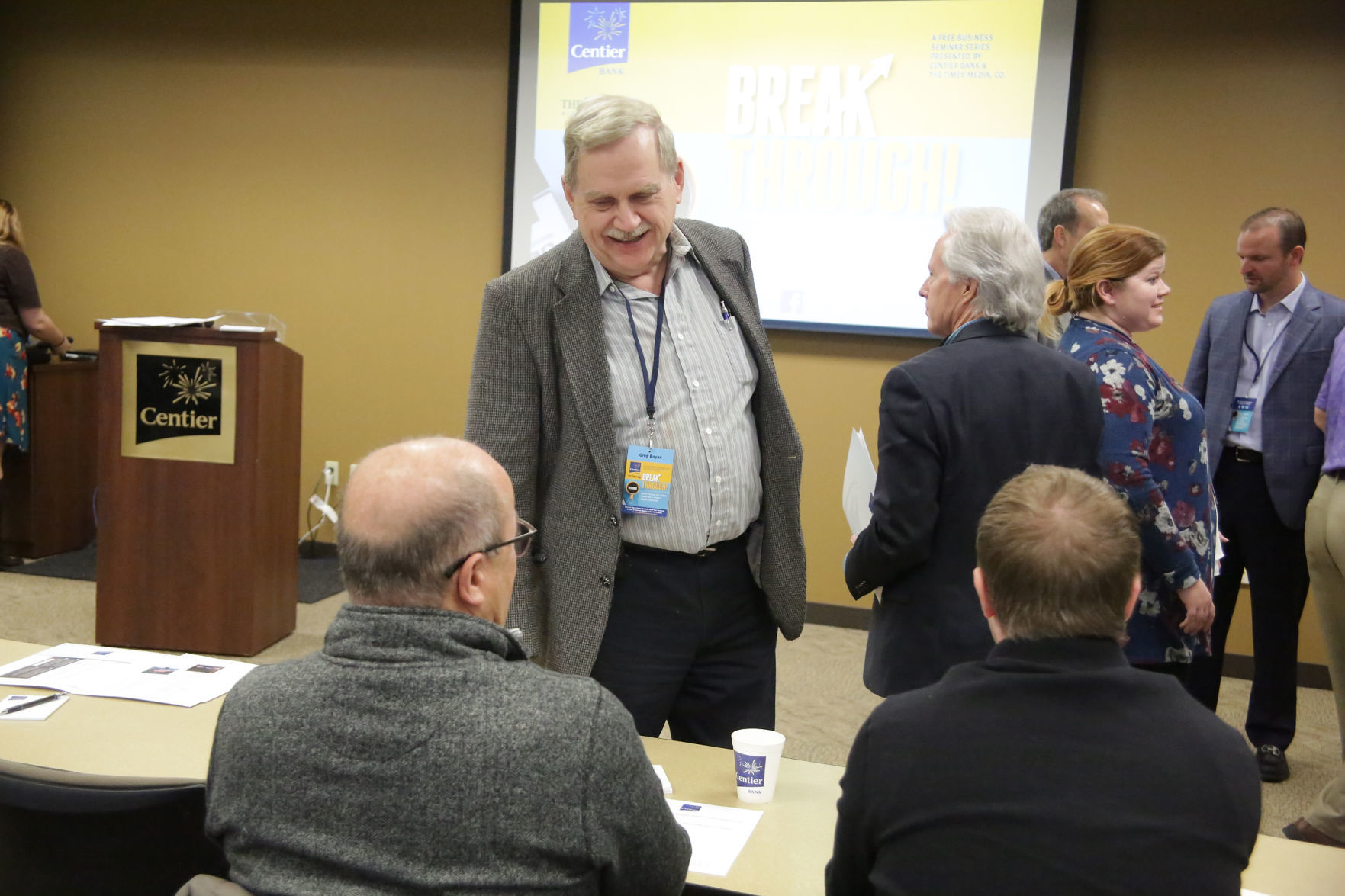 Centier Bank's quarterly Breakthrough business seminar
